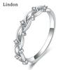 Классическое кольцо Lindon из медного сплава с цирконием, женские ювелирные изделия, свадебный подарок для вечеринки