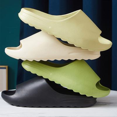 Летние женские тапочки Мужские сандалии Повседневная пляжная обувь Мягкая подошва Шлепанцы Толстая платформа ЭВА Противоскользящие Парные домашние тапочки