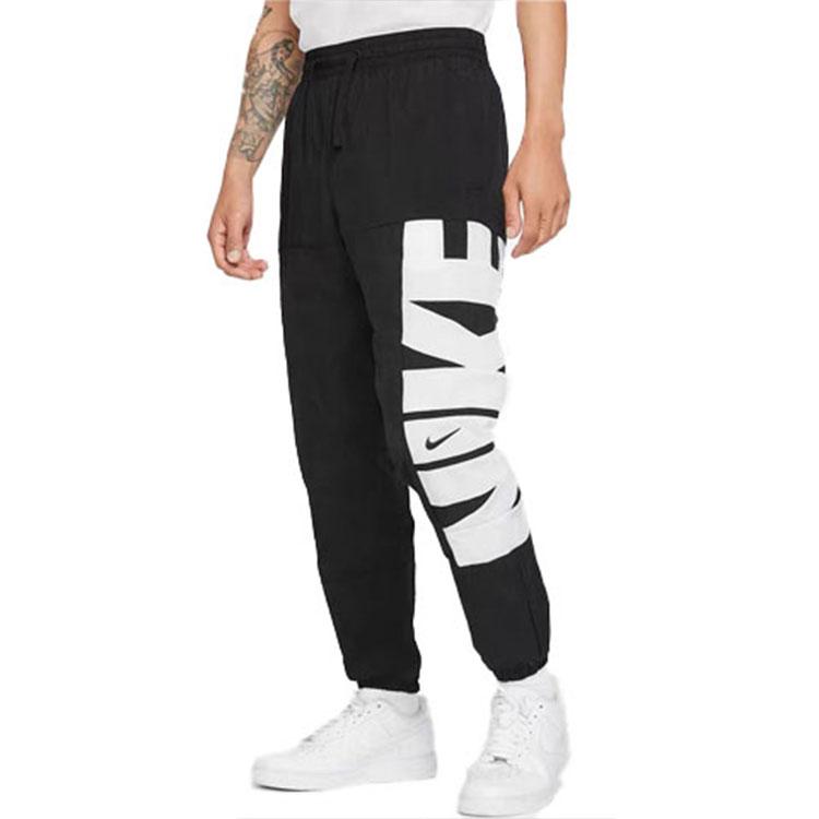 Nike Мужские вязаные спортивные штаны Черные С умеренной манжетой CW7352-010