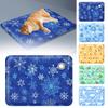Летняя ледяная подушка для питомцев Кошка Собака Охлаждающая Мягкая Ледяной гель Подушка для питомца Кошка Охлаждающая подушка Ледяное гнездо для питомца Охлаждающая ледяная подушка