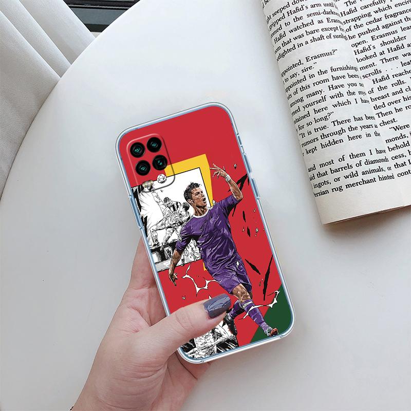 Прозрачный чехол C-cr7 для Samsung Galaxy A04 A04S A14 A23 A34 A54 M23 M33 M52 M53