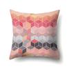 Ins Marble Polyester Pillowcase Car Decoration Home Printed Car Waist Cushion Pillowcase Pillowcase Car Decoration