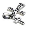 Подвеска Arabesque Cross Double Silver p0152 [Cenote] [925 Accessories]