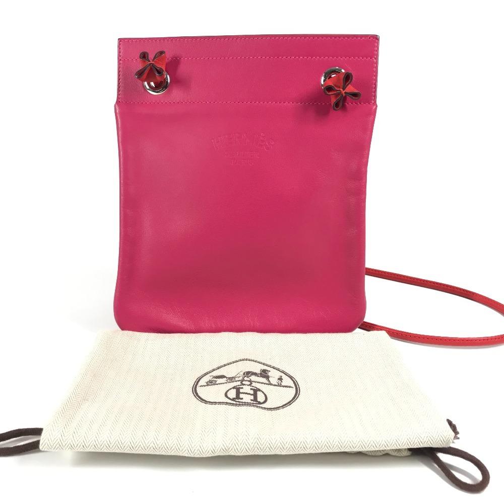 HERMES Bicolor Sac Aline Mini Crossbody Pochette bag Shoulder Bag