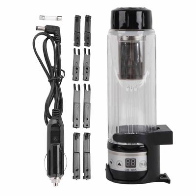 12 В / 24 В 95 Вт 420 мл автомобильный электрический чайник дорожная кружка для чая подогрев воды держатель для бутылки (черный)