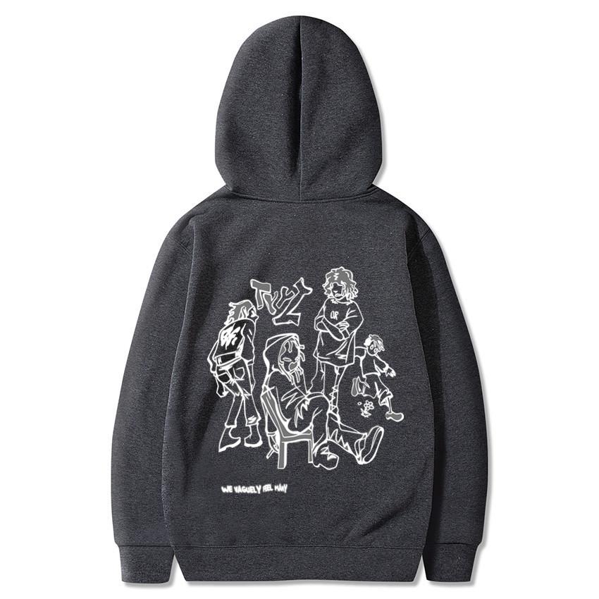 Женская панк уличная мода толстовка с капюшоном повседневная уличная толстовка для катания на роликах беговая толстовка в стиле киберпанк осень-зима