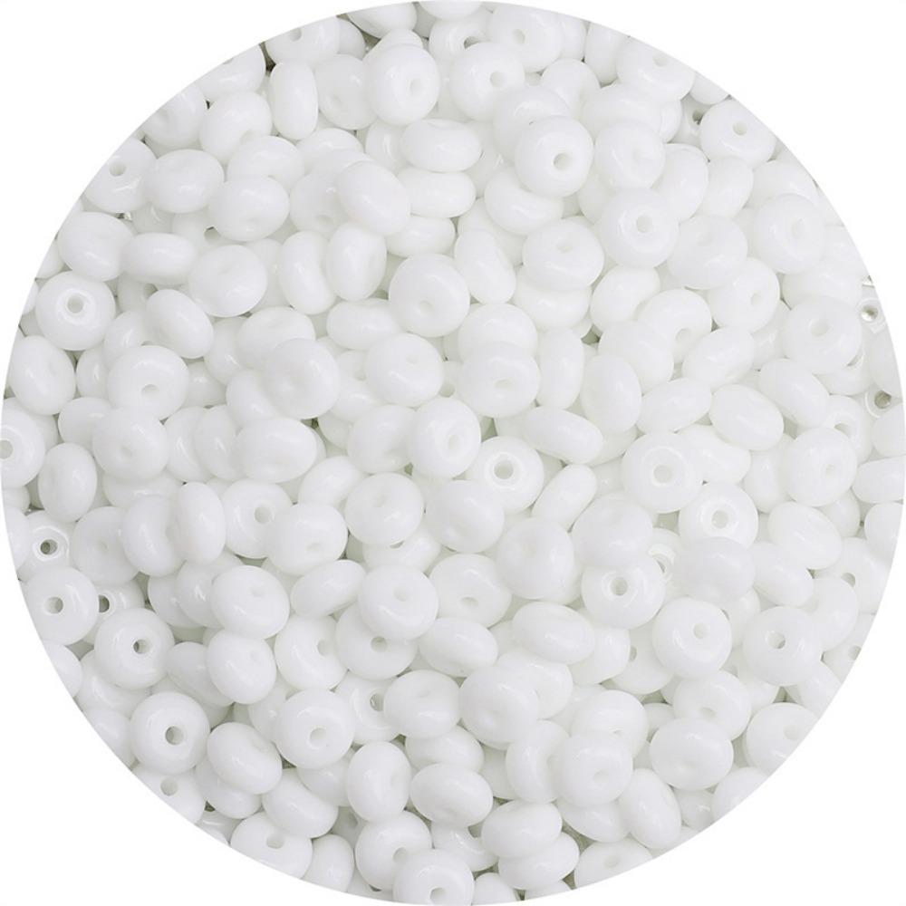 105Pcs Mixed Color DIY Jewelry Beads Multi-clolor Crystal Beads Flat Round Beads Mobile Phone Chain