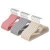 Children's Flocked Small Clothes Hanger Home Hanging Clothes Baby Scarless Anti-slip Clothes Hanger