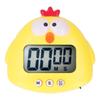 Digital Kitchen Timer Countup Countdown Cartoon Animal Sound Flash Alert Easy Operation with Stand for Cooking Teaching