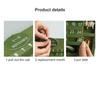 Green Wall-Mounted Calendar Wooden Wooden Background Calendar Practical Pendant Calendar  Bar
