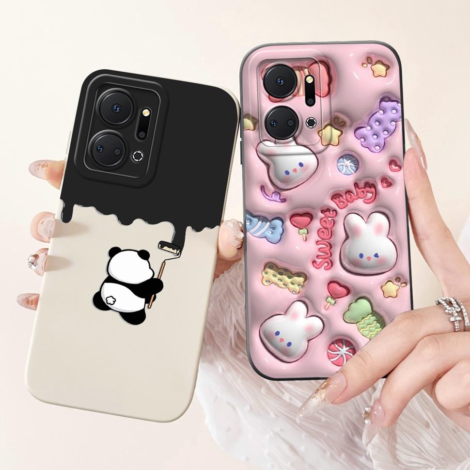 Роскошный painted чехол для Honor X7a 4G Case 2023 Силиконовый мягкий Fundas Чехол для телефона для Honor X7A X 7a HonorX7a Coque Capa
