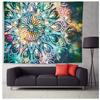 Mandala Tapestry Psychedelic Colorful Art Background Cloth Home Decor Wall Tapestry Hand Wash Printed Wall Hanging