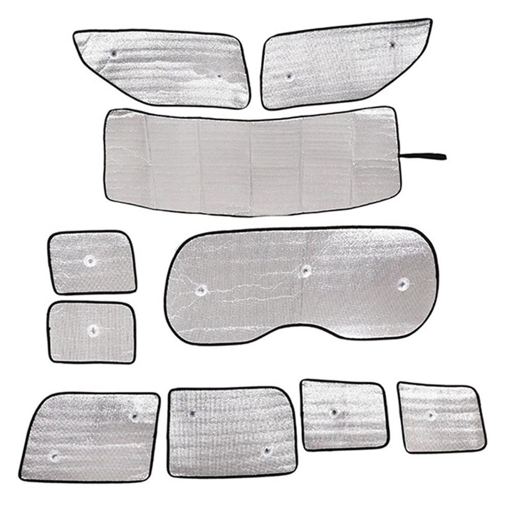 Солнцезащитный козырек на переднее и заднее лобовое стекло, солнцезащитный козырек, изоляционная накладка против УФ-излучения для Land Rover Defender 2012-2024, автомобильные аксессуары