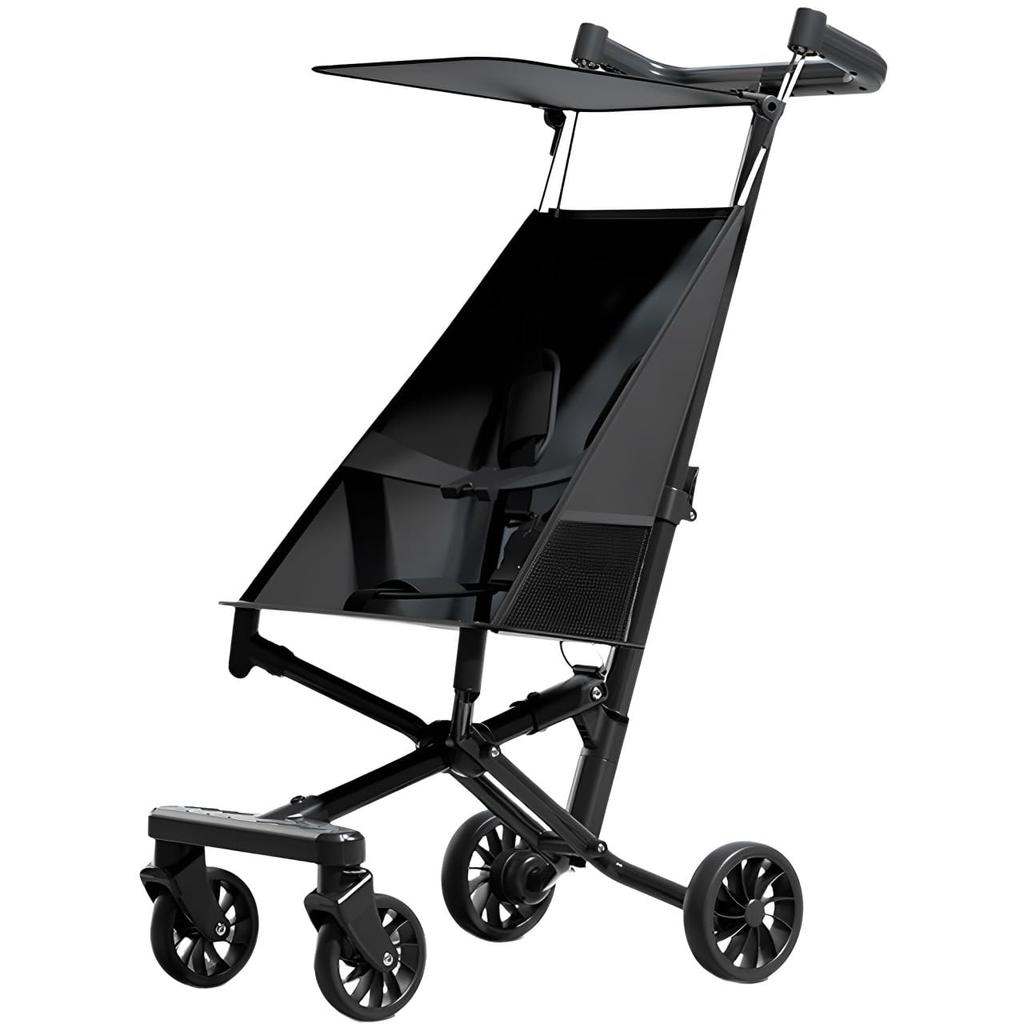MODONG Легкий и с большими колесами и солнцезащитным козырьком Высокий и высокоуглеродистая сталь Подходит для и Идеально подходит для детских праздников Коляска типа B, Компактная,