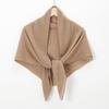 New Hot-selling Chiffon Crumpled Square Scarf, Solid Color Fashionable Pleated Shawl Bag Head Multi-purpose Yarn Scarf