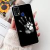 Cute Cat Caroon Cover For Samsung Galaxy A21s Case Soft Silicone Fundas Phone Cases For Samsung A 21s  A21s SM-A217F Full Bumper