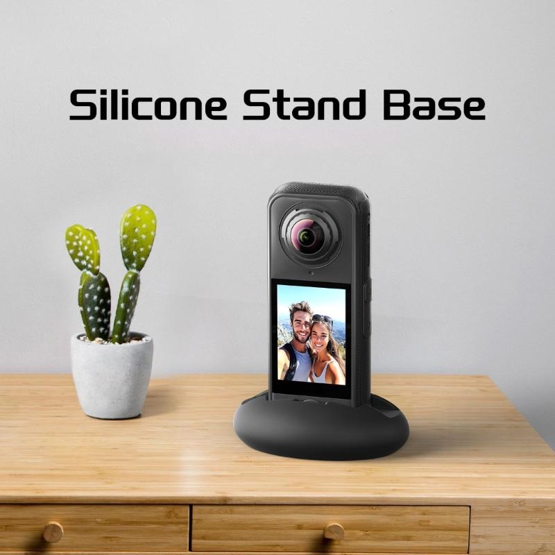 Silicone Base Camera Desktop Mount Precise Cut Design AntiSlip Base For X4 Air Outdoor Adventure Photography Accessory
