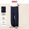 SPAO Women's 2025 Autumn Casual Straight Wide-Leg Pants