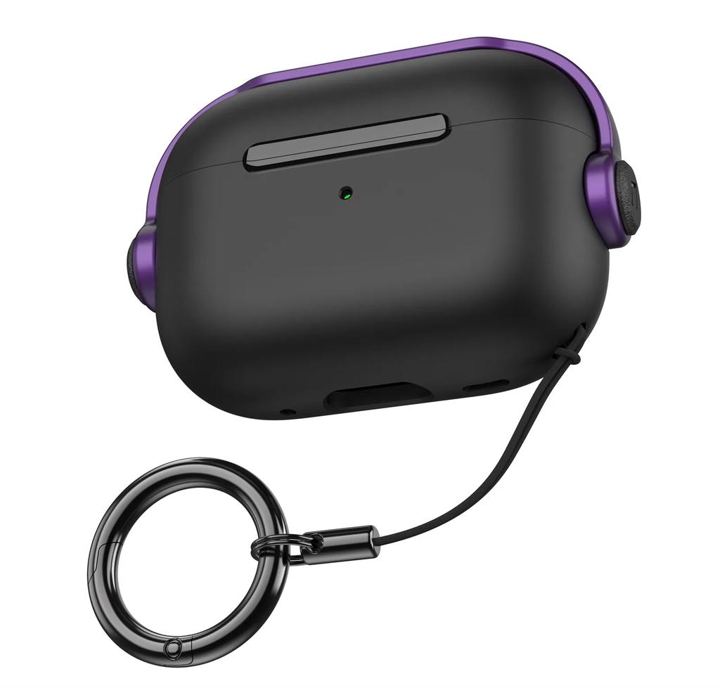 Для чехла Airpods 4/Pro 2/AirPods 3, с брелоком и ремешком, противоударный защитный чехол-обложка для AirPods Pro 2026 AirPods 1/2