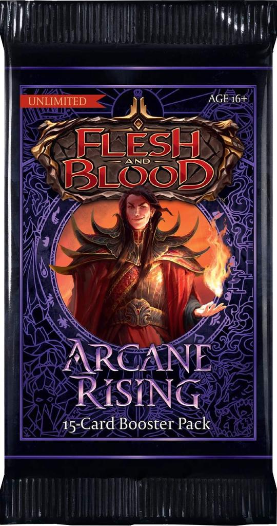 Flesh Blood Arcane Rising Unlimited Booster Display 24 набора усилителей и
