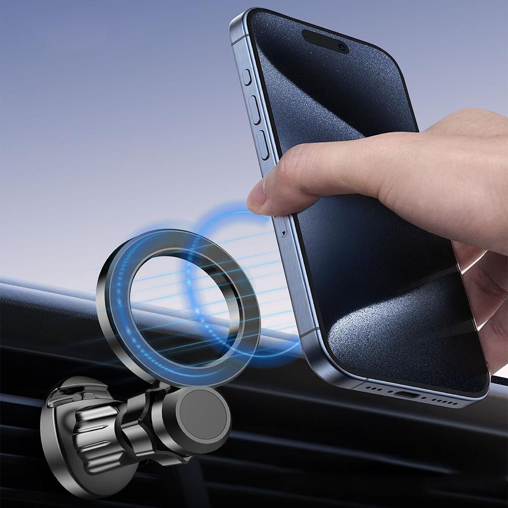 Magnetic Car Air Vent Cell Phone Holder Compatible with MagSafe Strong Magnet for iPhone 17/16/15/13/12 Pro Promax