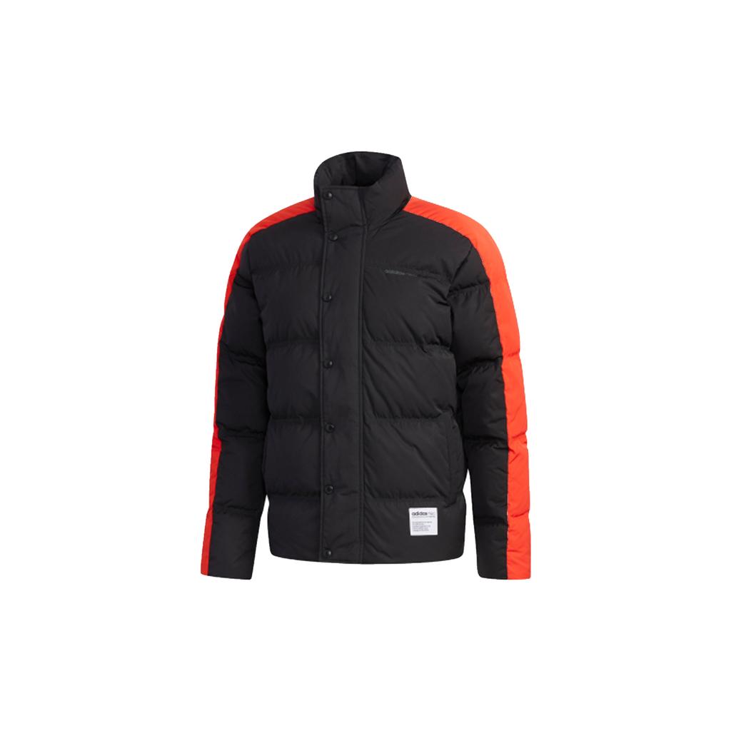 adidas Neo M Ut Пуховик Задняя часть Большой логотип Повседневная Пуховая куртка Черный Мужская EI4413