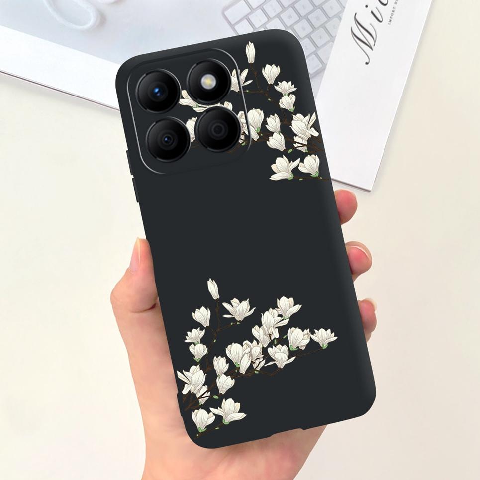 Women Fashion Girly Phone Case For Huawei Honor X9b Honor X8b Coque Funda Flower Pattern Soft Silicone Funda HonorX9b 5G Coques