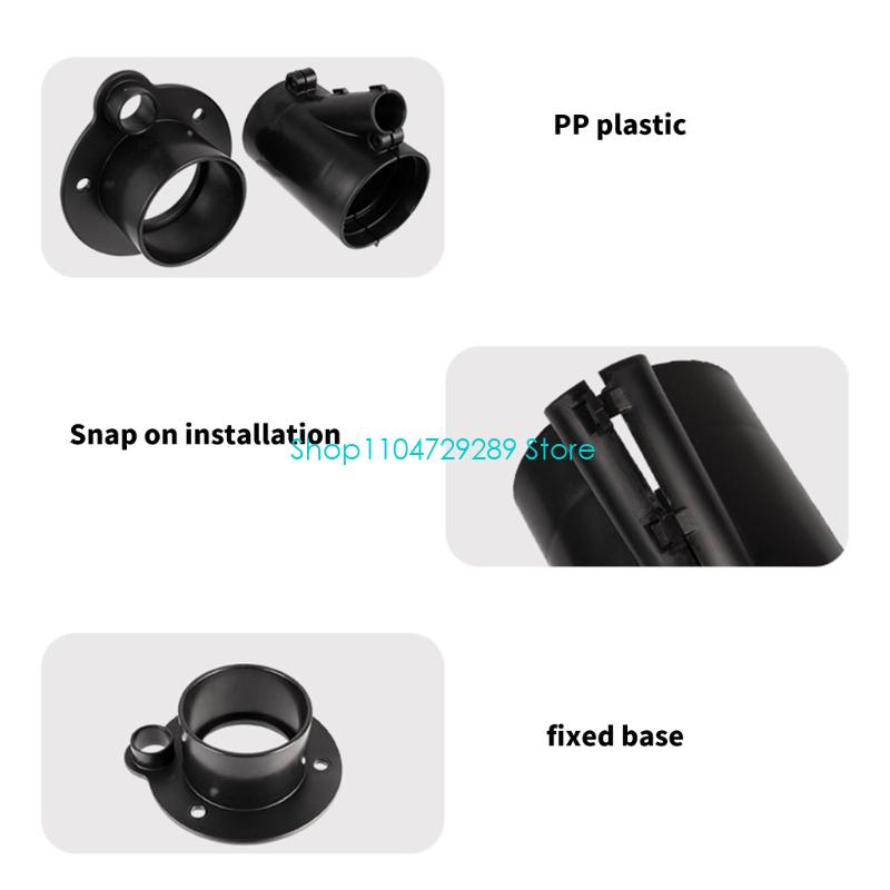 D8KE Split Type Marine Wiring Grommet Corrosion Proof PP Construction Easy Installation Watertight Seal for Outboards Engine