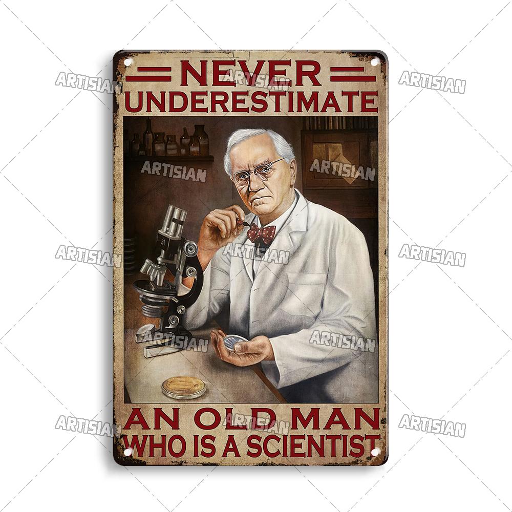 Artisian Job Metal Sign Work Tin Poster Police Accountant Scientist Writer Shoemaker Decorative Plate Wall Decor Garage Bar Pub