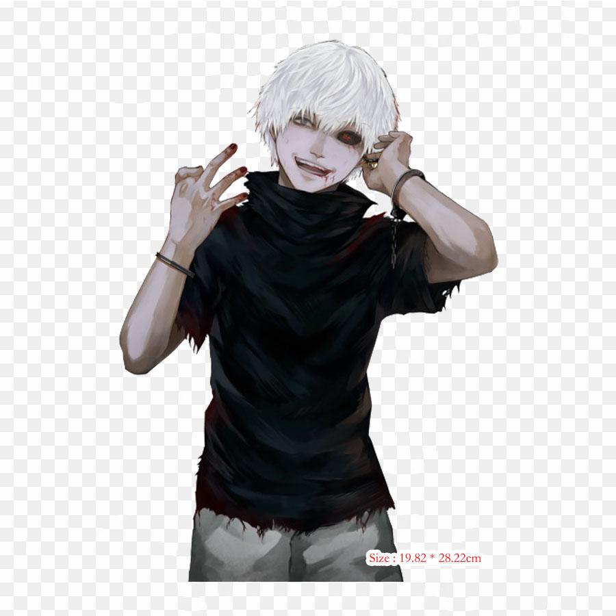 Tokyo Ghoul Kaneki Kaneki Ken Ken Kaneki Tokyo Ghoul Iron On Patches For Clothing Applique Stickers On Clothes Heat-Sensitive Custom Patch
