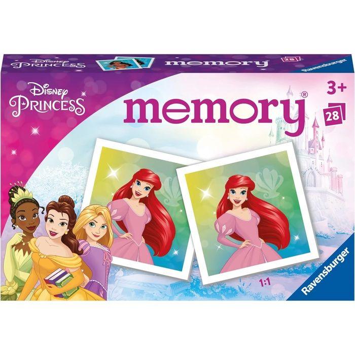 Jeu de mémoire - ravensburger - disney princesses - 2 joueurs ou plus - 6 ans et plus - 30 min de jeu