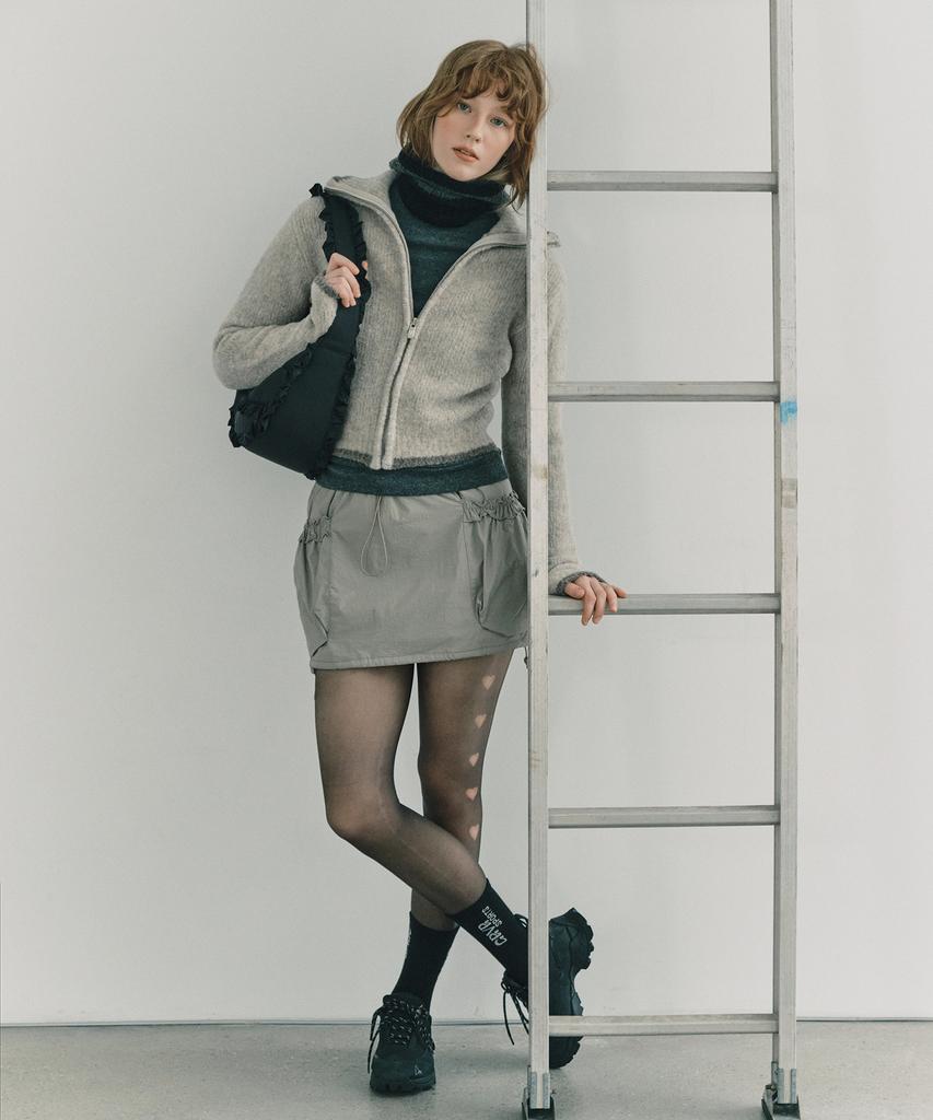 GROVE Grvr Sports_Knit Zip-Up_Beige