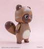 EMBER TOYS Fox Chibi Creature Painted Soft Vinyl Figure Two-Tailed Pon-Kichi Non-Scale