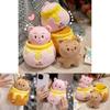 Cream Bear Plush Toy Honey Pot Series Keychain Stuffed Animal With Pp Cotton For Kids Room Decor