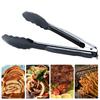 Пищевой зажим, щипцы для приготовления пищи из нержавеющей стали с термостойкими металлическими наконечниками, кухонная утварь для гриля, салата-барбекю