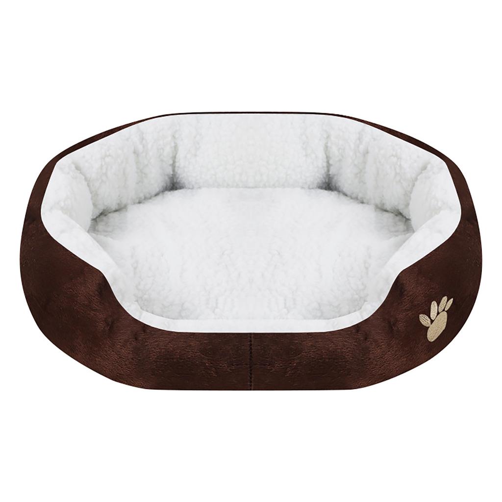 High Quality Round Or Elliptical Fleece Bed, Suitable For Cats Or PuppiesJ
