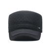 Autumn Winter Hats for Middle-aged and Elderly People Piled and Thickened Ear Protectors Flat-top Hats Casual and Fashionable Outdoor Cold-proof  Warm
