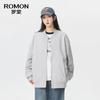 Romon Unisex Loose Fit Casual Baseball Jacket