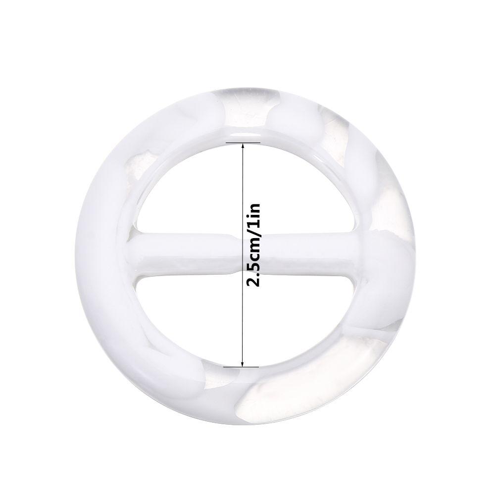 Crafts Garment Accessories Clothing Decor Shirt Button Belt Buckle Scarf Clips Ring T-shirt Clips