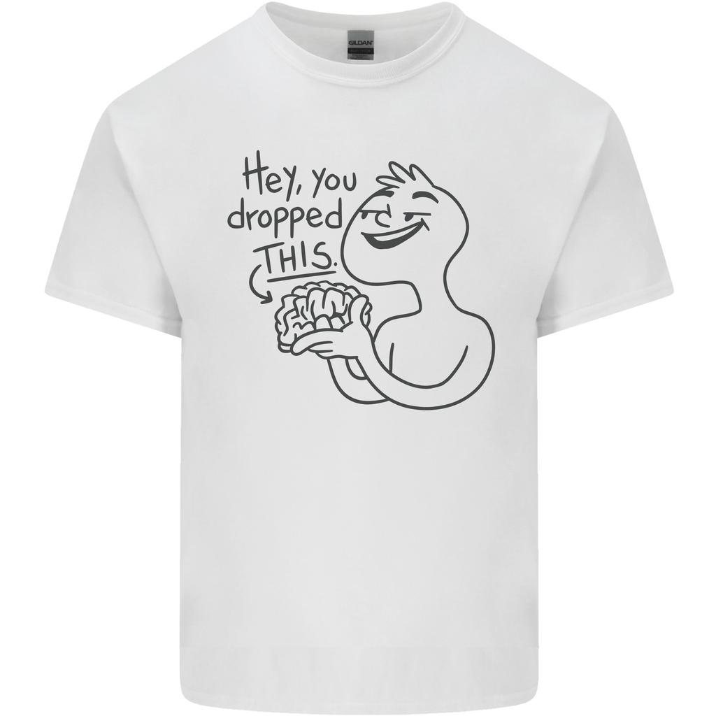 U Dropped Your Brain Sarcastic Dumb Stupid Unisexs Light Cotton TShirt