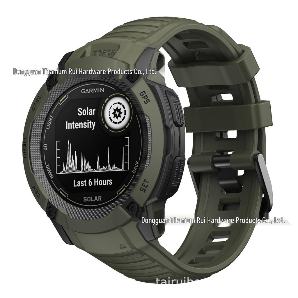 Garmin Instinct 2X Silicone Quick Release Sport Band Replacement