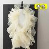 2meters Pleated Sewing Fabric Ruffle Lace Ribbon Trim For Garments Dress Diy Crafts Supplies Needlework Accessories 11cm Wide