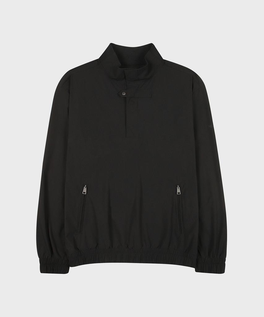 Helvesko High-Neck Anorak Jumper (Black)