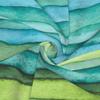 Teal Blue Green Throw Pillow Covers 18x18 Set of 2 Watercolor Aqua Waves Decorative Pillow Covers Abstract Striped Outdoors Pillowcase Cushion Case