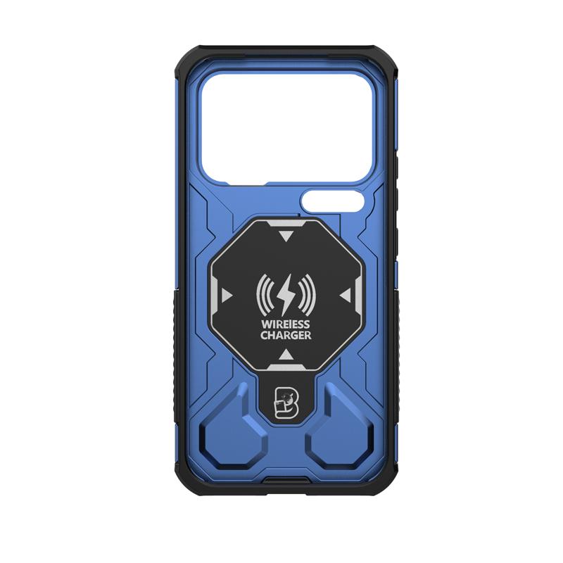 For Xiaomi 17 Pro Max 17 Pro Case Shockproof PC+TPU Rugged Armor Rotable Metal Magnetic Ring Stand Anti-Drop Cover