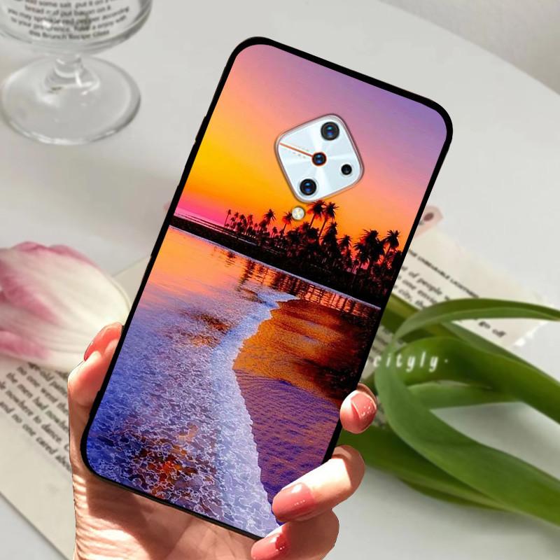 Чехол для Vivo V17 Чехол-крышка S1 Pro Силиконовый Мягкий Расписной Чехол для Телефона для VIVO 1920 V17 Россия Чехол TPU Бампер для vivoV17 V 17 s1Pro