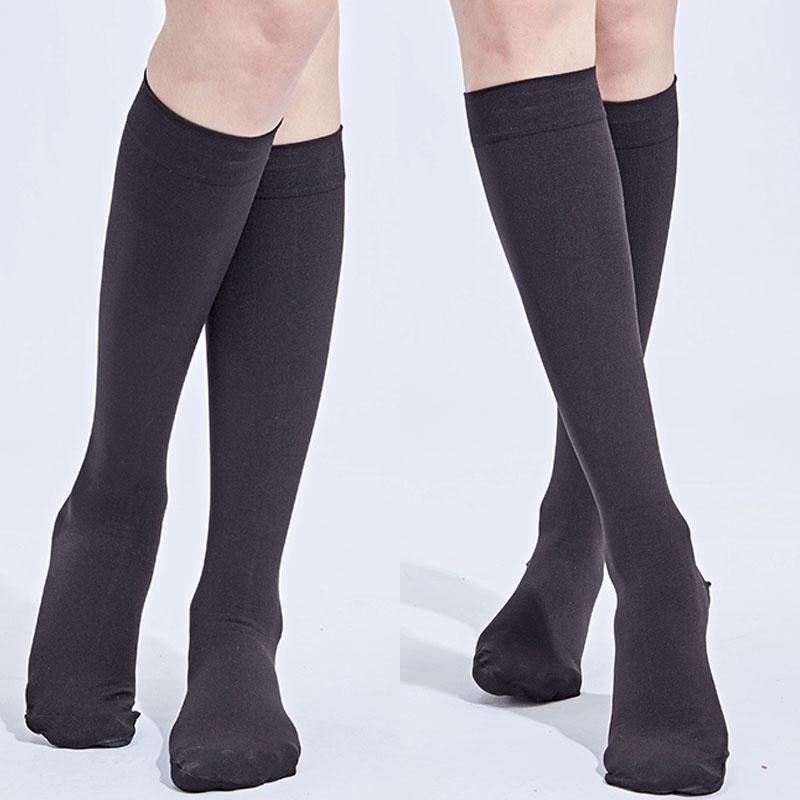 1 пара компрессионных носков унисекс, 2 компрессионных чулка до икры для мужчин и женщин