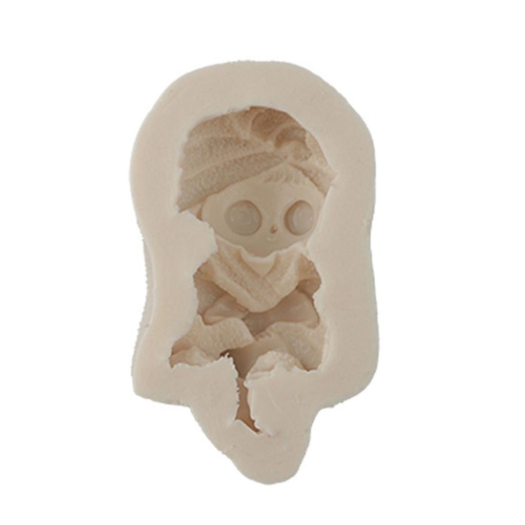 Силиконовая форма для свечей с ангелом и девочкой для изготовления украшений ручной работы, смоляные формы для благовоний и свечей, цементная статуя, искусство