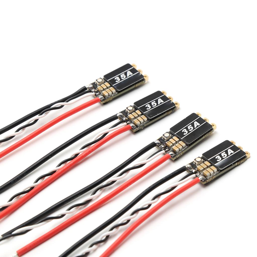 35A BLHeli_S ESC 2-6S Бесколлекторный регулятор оборотов Электронный регулятор скорости со встроенным программируемым RGB-светодиодом для RC Дрона Квадрокоптера