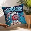 Чехол на подушку от панк-группы B-Blink-182, квадратный, двусторонний принт, чехол для подушки на диван, домашний декор спальни, подарок
